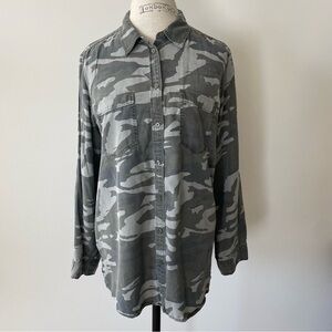 Express Camo Boyfriend Button Up